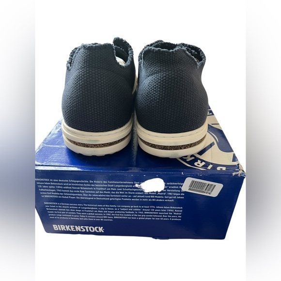 NIB Birkenstock Bend Low Decon Textile Midnight Blue Sneakers in size W11/M9 - Picture 9 of 12